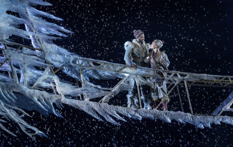 Jelani Alladin (Kristoff) and Patti Murin (Anna)